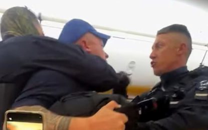 Hicieron una despedida de soltero en el avión y provocaron un aterrizaje de emergencia: “Arrancaron con botellas de licor”