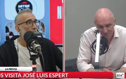 En medio del escándalo por sus presuntos vínculos con Fred Machado, Espert dio una entrevista en la que se mostró compungido por las denuncias
