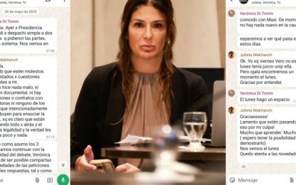 «Me arrepiento infinito»: la saga de chats de Julieta Makintach con los otros jueces tras el escándalo en el juicio de Maradona