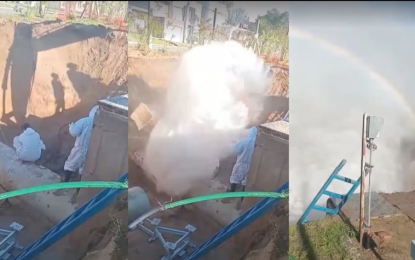 Explotó un caño de agua cuando dos operarios lo estaban reparando en Paraná