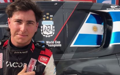 Se accidentó el piloto de rally Juan Cruz Yacopini en Mendoza: quedó internado en grave estado