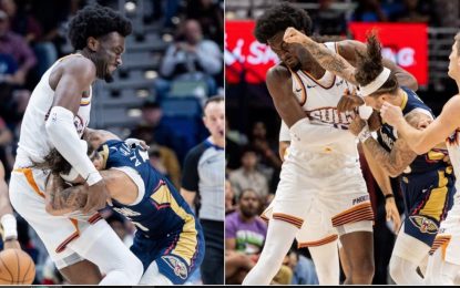 La brutal pelea entre un base y un pivot de 2.13 metros que escandaliza a la NBA