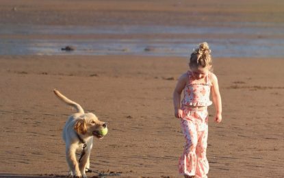Descubren beneficios para la salud de los chicos que crecen con perros