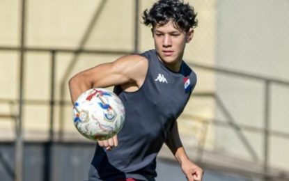 Tiene 13 años y Nacional lo subió a Primera: quién es el joven delantero que comparte la pretemporada con un histórico de la selección paraguaya