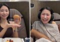 Una influencer se grabó gritando en un avión y tuvo que dar explicaciones sobre su ataque de pánico: «Fue real»