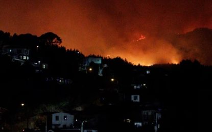 Confirman 16 muertos por los incendios forestales en el sur de Chile: hay más de 50.000 evacuados