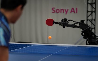 Un robot entrenado con IA ya logra ganarles a jugadores de elite de tenis de mesa