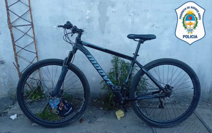 Detienen a dos menores en Tigre tras robar una bicicleta y simular un paseo