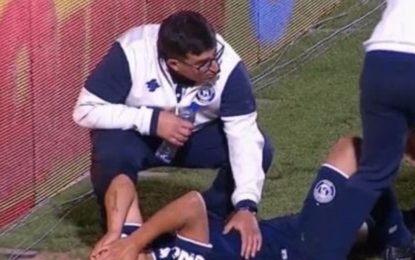 Duro golpe para Maxi Salas: se rompió los ligamentos cruzados y estará al menos ocho meses afuera