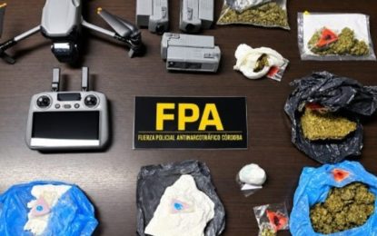 Narcodrones en Córdoba: desarticularon una banda que enviaba droga a las cárceles con drones