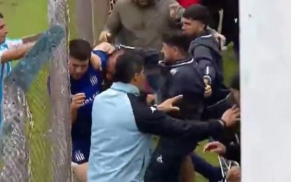 Batalla campal en la Reserva de Atlético Tucumán y Talleres: los hermanos Acosta, a las piñas con hinchas