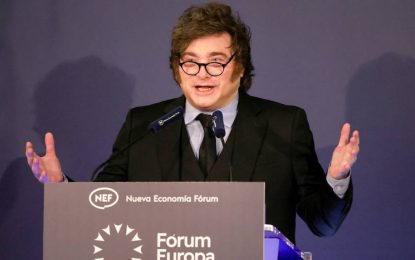 Desde Madrid, Milei trató a Pedro Sánchez de «impresentable dictador» y dijo que la ocupación británica de Malvinas es un riesgo para la región
