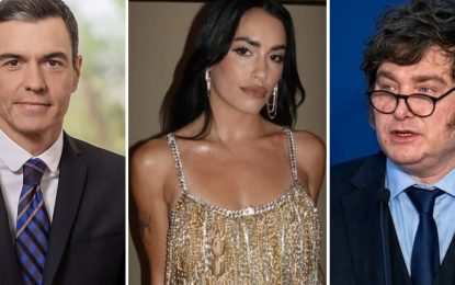 Lali reaccionó a que Pedro Sánchez usara «Fanático» para responderle a Milei: «Cruzó el charco»