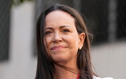 María Corina Machado volvió a Venezuela tras casi diez meses de exilio