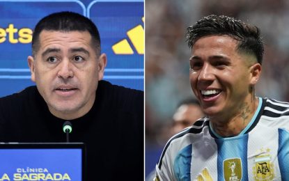 Riquelme elogió a Enzo Fernández a días del Superclásico: «Es de los mejores del mundo»