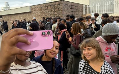 Francia: los estudiantes hicieron su quinta marcha con el apoyo de Greta Thunberg y el 54% de la población