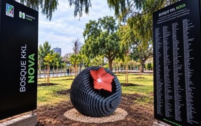 Mendoza inauguró el primer Bosque Nova fuera de Israel en memoria de las víctimas del 7 de octubre