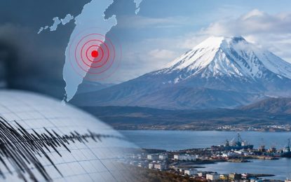 Un terremoto de magnitud 6,9 sacudió Kamchatka, en Rusia, y los vecinos salieron de sus casas