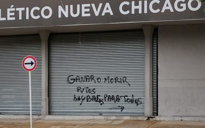 Amenaza al plantel de Nueva Chicago en plena lucha por no descender: «Hay balas para todos»