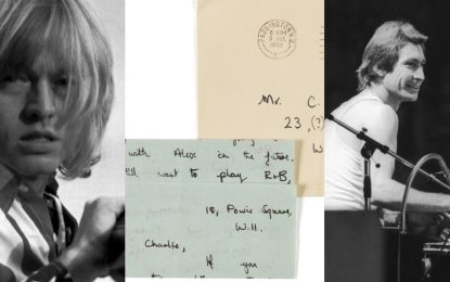 Subastarán la carta con la que Brian Jones invitó a Charlie Watts a los Rolling Stones