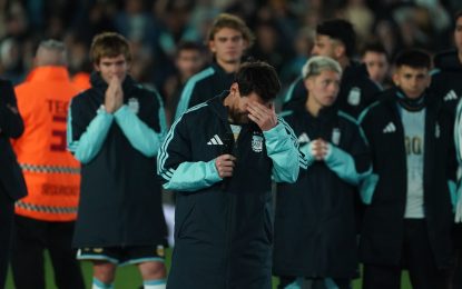 “En lo primero que pienso es en mi viejo”: el emotivo discurso de Messi al despedirse de la Selección