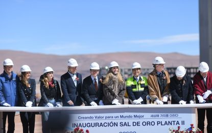 Posco inauguró una nueva planta de litio en el Salar del Hombre Muerto y evalúa más inversiones